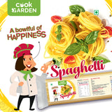 CookGarden 100% Semolina Durum Wheat | No Maida | Rich in Calcium & Protein Spaghetti  500g