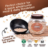 Instant & Rolled Oats, 100% Wholegrain Breakfast, High Protein and Fibre Jar