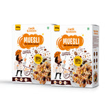 Zero Added Sugar Muesli 400g | Breakfast with 89% Whole Grains, Almond+ Seeds | Rich In Fiber, Protein & Energy