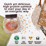 Instant & Rolled Oats, 100% Wholegrain Breakfast, High Protein and Fibre Jar