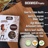 Instant Oats & Buckwheat Pasta Combo, Wholegrain Breakfast, High Protein and Fibre Jar, (500g+300g)