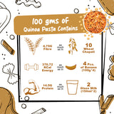 Instant Oats & Quinoa Pasta Combo, Wholegrain Breakfast, High Protein and Fibre Jar, (500g+300g)