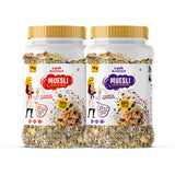 Choco Almond And Fruit & Nut Muesli Combo | Healthy Protein Food & Breakfast Cereal, (2x1000g)