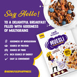 Choco Almond & No Added Sugar Combo | Healthy Protein Food & Breakfast Cereal, 400g*Pack of 2